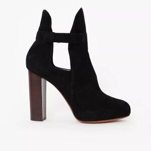 Celine A/W 2010 Suede Cut-Out Ultra High Boots